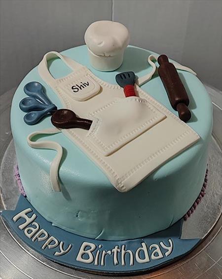 Chef birthday cake - le' Bakery Sensual